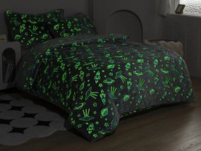 XPOSE® Mikroplyšové obliečky FUTUR Exclusive (svietiaci efekt)