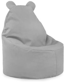 Kreslo pre deti Teddy sivé