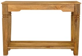 furniture-nabytek.cz - Konzolový stolík drevo 110x76x35 z masívu mango