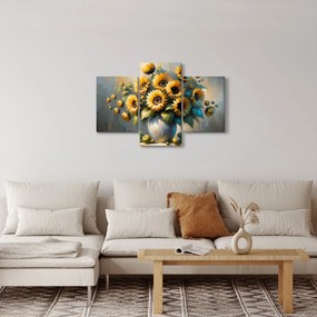 Obraz – Váza so slnečnicami (90x60 cm)