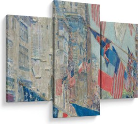 Obraz - Childe Hassam, Allies day, reprodukcia (90x60 cm)
