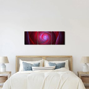 Abstraktný obraz očí (s hodinami) (90x30 cm)