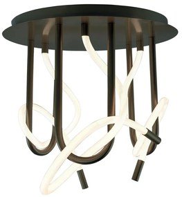 Zuma Line 2023573-BK - LED Prisadený luster BALBO LED/45W/230V 3000/4000/6000K