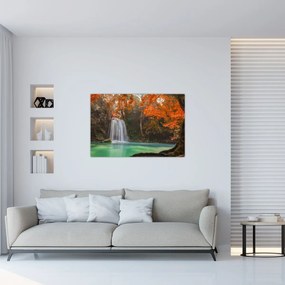Obraz - Vodopád v Thajsku (90x60 cm)