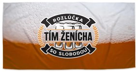 Sablio Uterák Rozlúčka so slobodou tím ženícha - 30x50 cm