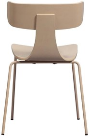 Stohovateľná jedálenská stolička v dekore jaseňa v prírodnej farbe Form – WOOOD