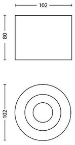 Philips 53300/31/16 - LED Stmievateľné bodové svietidlo PHASE 1xLED/4,5W/230V
