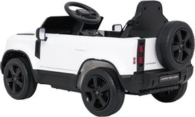 Elektrické autíčko Land Rover Defender biele