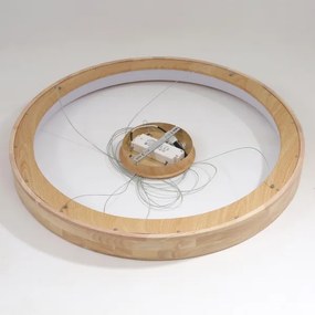 Brilagi - LED luster na lanku FALCON WOOD LED/60W/230V 3000/4000/6000K 80 cm drevo