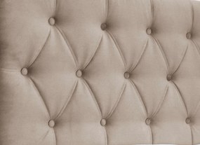 Posteľ Amy 180x200 cm, béžová latté látka