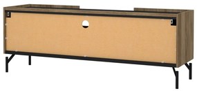 Hnedý TV stolík v dekore duba 147x54x41 cm Bergen – Tvilum