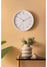 Karlsson 5988WH dizajnové nástenné hodiny biela, p. 30 cm