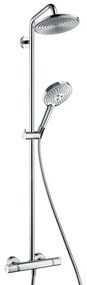 Hansgrohe Raindance S, sprchový set Showerpipe 240 s termostatom, 3 prúdy, EcoSmart 9 l/min, chrómová, HAN-27116000