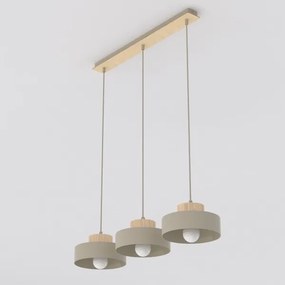Závesný luster na lanku KIVI 3xE27/15W/230V béžový