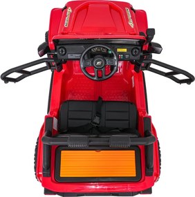 Elektrické autíčko Jeep Monster červené