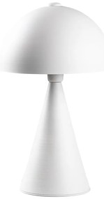 Biela stolová lampa s kovovým tienidlom (výška 52 cm) Dodo – Opviq lights