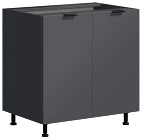 Kuchynská Skrinka LOFT II D80 grafit