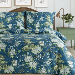 SATÉNOVÉ OBLIEČKY SPRING68 200X220 CM, 2 KS 70X80 CM KVETY