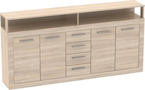 Komoda Luna 190 cm dub Sonoma