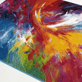 Medipa (Merinos), Kusový koberec Fantasy 814-61 lila/blue, 80x150, viacfarebná