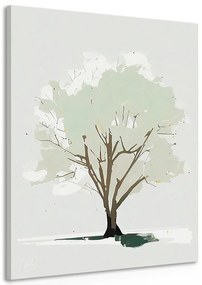 Obraz strom s nádychom minimalizmu Varianta: 40x60