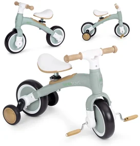 Dětské odrážedlo 3v1 COMBO ECOTOYS zelené