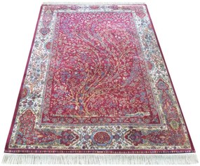 Koberec Exkluzívny Qum Silk 11 červený