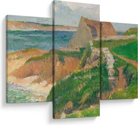 Obraz - Henri Moret, The Island of Raguenez, Brittany, reprodukcia (90x60 cm)
