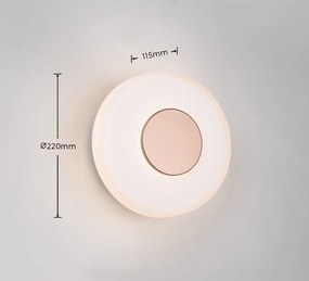 Béžové LED nástenné svietidlo so stmievačom ø 22 cm Celeste – Trio