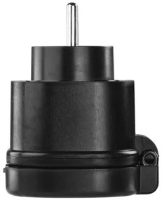 P0067 EMOS 3-set - diaľkovo ovládané zásuvky 2x, diaľkový ovládač 1x, vrátane batérie 1×3V CR2032, IP44, čierna