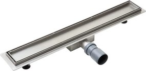 Laveo Sprchový odtokový žľab Plado 70 cm - COV_270D, nerez brúsená