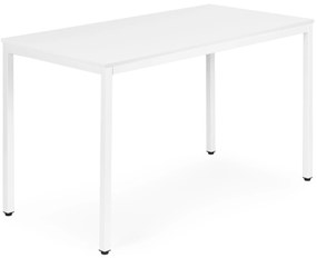 ModernHome Jedálenský kuchynský stôl pre 4-5 osôb počítačový stôl 120x60 cm biely