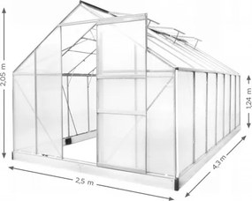 MI Polykarbonátový skleník G7011-9