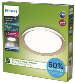 Philips - LED Stmievateľné stropné svietidlo PEBBLO LED/10W/230V 4000K biela
