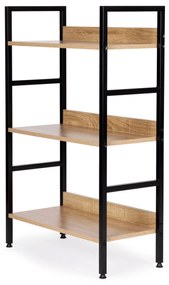 Moderný regál LOFT s 3 policami, 93 cm