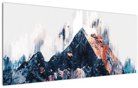 Obraz - Abstraktná hora (120x50 cm)