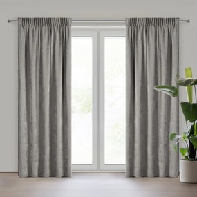 ZÁVES NA PÁSKE VANI 140X270 CM SIVÁ