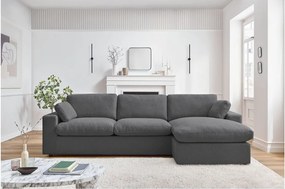 Tmavosivá rohová pohovka Belair – Bobochic Paris