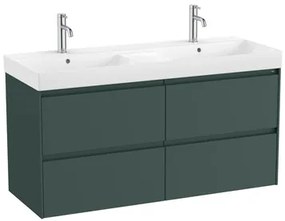 Kúpeľňová skrinka s umývadlom Roca ONA 120x64,5x46 cm zelená mat ONA1202ZZM