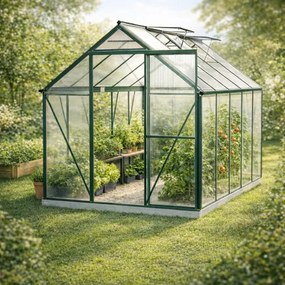 MI Polykarbonátový skleník 308x187x210cm/h