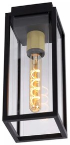 Lucide 27105/01/30- Vonkajšie nástenné svietidlo LAURENS 1xE27/15W/230V IP54 čierna