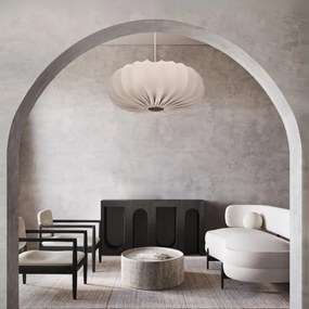 Luster na lanku CAFEE 1xE27/40W/230V priemer 66 cm béžový