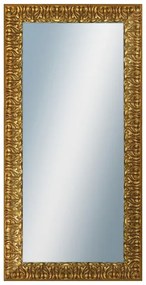 DANTIK - Zrkadlo v rámu, rozmer s rámom 60x120 cm z lišty ZVRATNÁ ozdobná zlatá (2888)