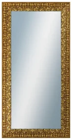 DANTIK - Zrkadlo v rámu, rozmer s rámom 60x120 cm z lišty ZVRATNÁ ozdobná zlatá (2888)