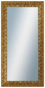 DANTIK - Zrkadlo v rámu, rozmer s rámom 60x120 cm z lišty ZVRATNÁ ozdobná zlatá (2888)