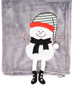 4Home Vianočná deka Frosty Snowman, 150 x 200 cm