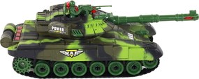 LEAN Toys Veľký diaľkovo ovládaný vojenský tank RC 360 stupňov