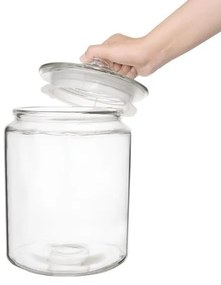 Sklenená dóza, veľký objem 3,9 l BISCOTTI