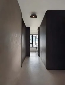 LED čierne moderné stropné svietidlo Opsi 30