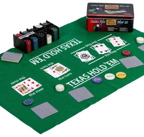 GamesPlanet® Poker set v plechovej dóze, 200 ks